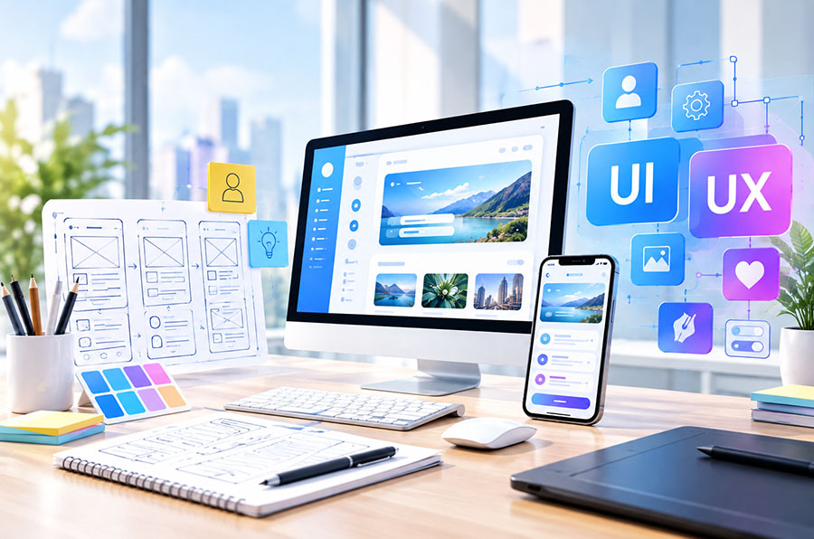 uiux 是什麼？UI UX 設計差別、流程與自學指南