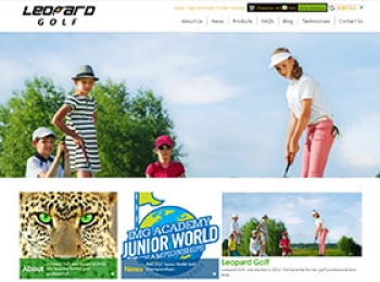 網頁設計高爾夫球配件、高爾夫球杆、高爾夫球袋網頁設計企業形象 RWD響應式